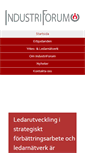 Mobile Screenshot of industriforum.se
